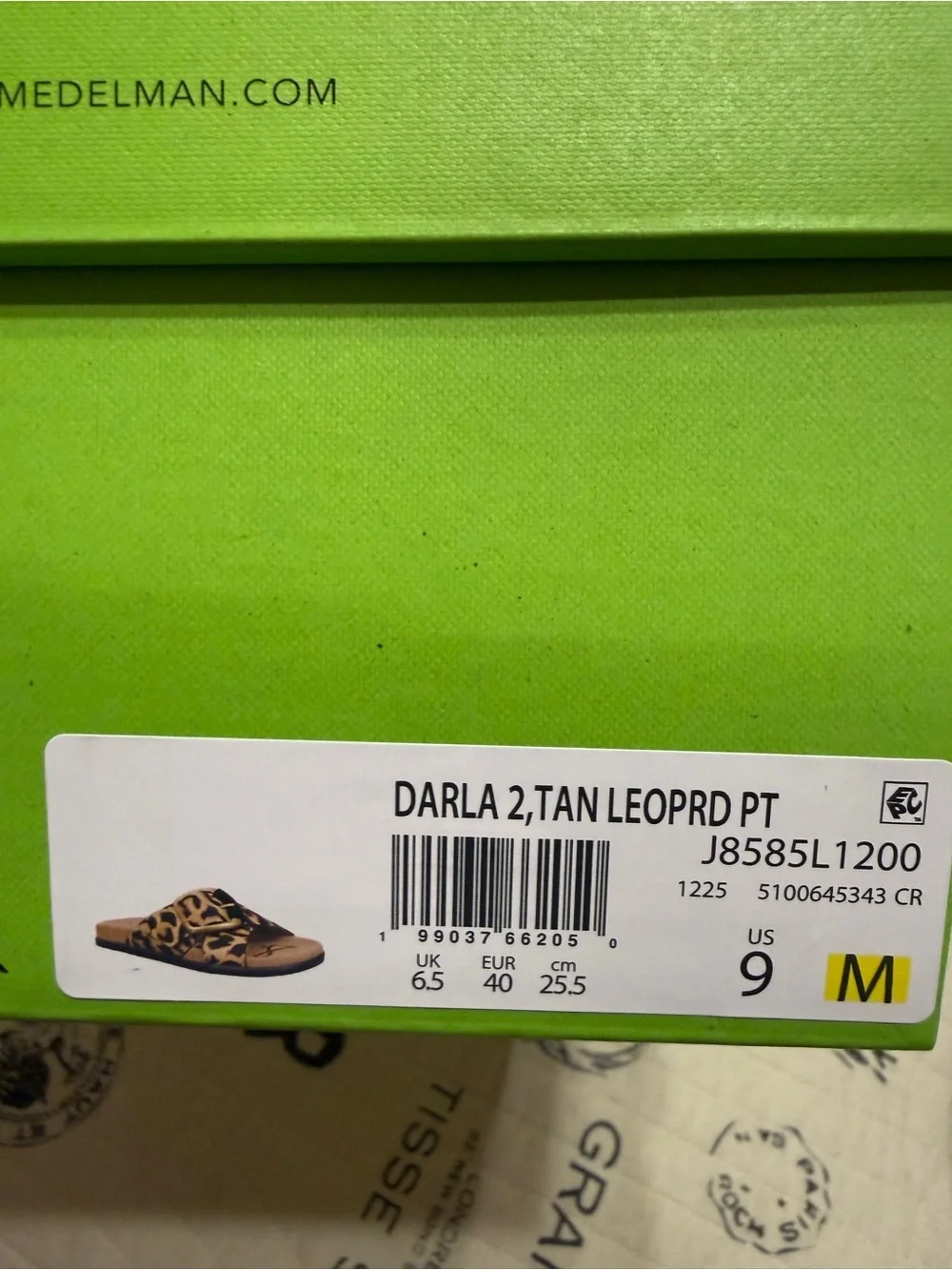 Sam Edelman Darla 2 Leopard Print Buckle Sandals